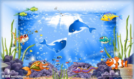 海洋漫画图,漫画图中的海洋生物大揭秘